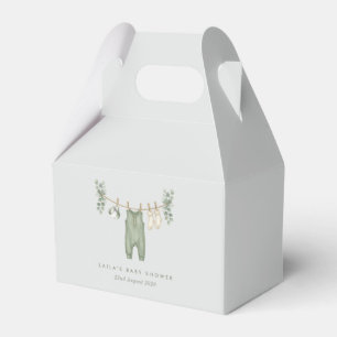 Baby, we love you so Matcha! Sage Gree Baby Shower Favour Box