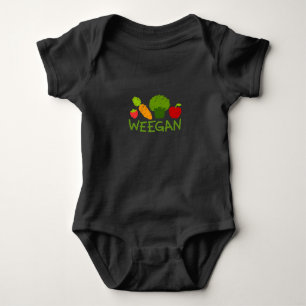 Baby Weegan Bodysuit - Dark