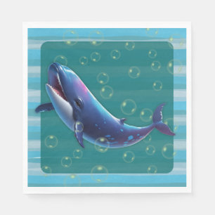 Baby Whale Paper Napkins