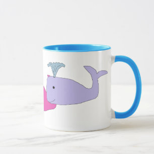 Baby Whale Trio mug