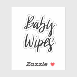 Baby Wipes Storage Sticker