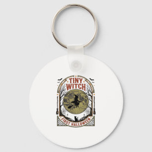 Baby Witch Halloween Shirt for First Spooky Season Key Ring
