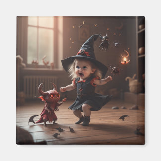 Baby Witch's First Summoned Friend Magnet