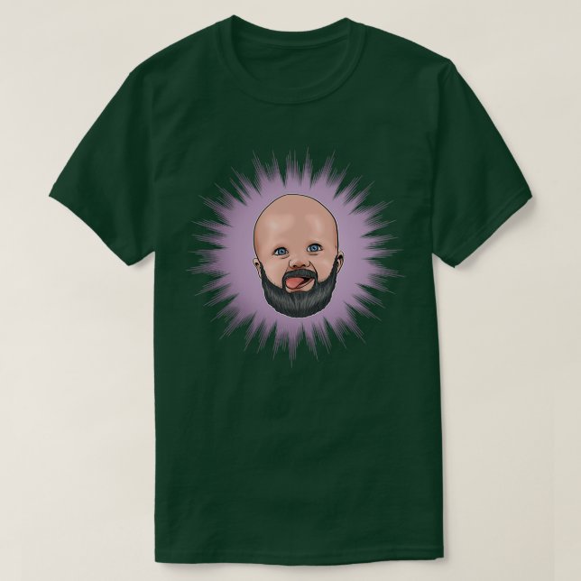 Baby with beard T-Shirt (Design Front)