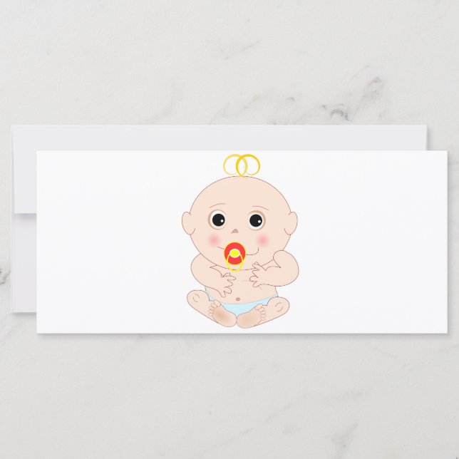 Baby with pacifier cartoon (Front)