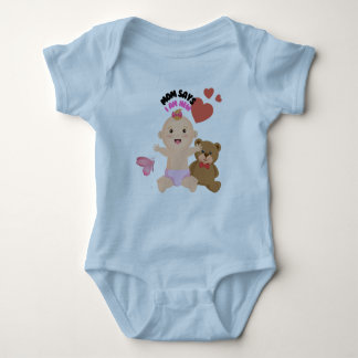BABY WITH TEDDY BABY BODYSUIT