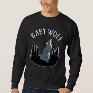 Baby Wolf  Animal  Family Matching Sweatshirt