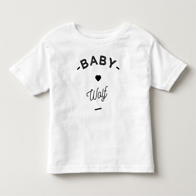 Baby wolf toddler T-Shirt (Front)