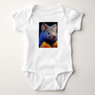 Baby wombat bodysuit