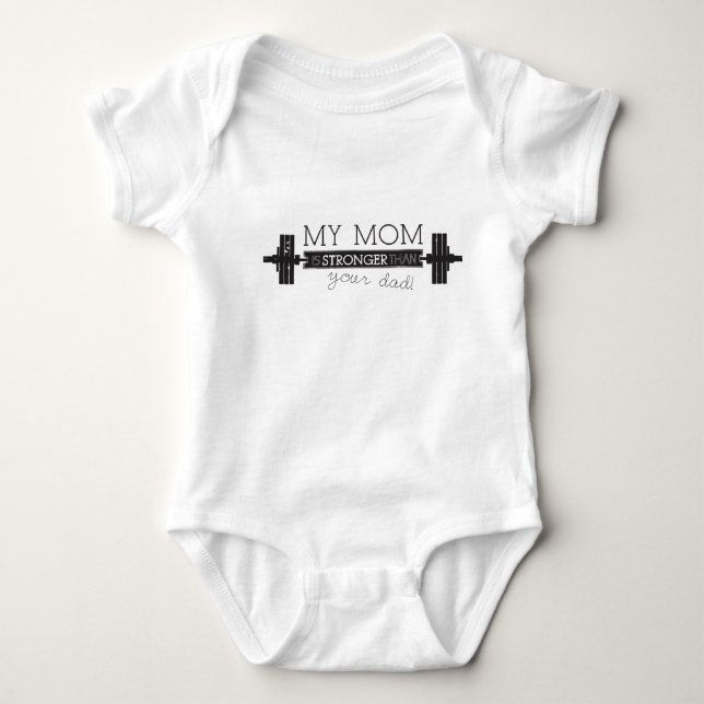 baby workout onesiee bodysuit (Front)