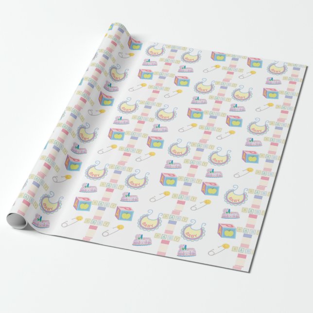  Baby Wrapping Paper  (Unrolled)