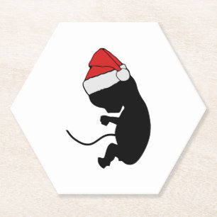 Baby X-Mas Christmas Maternity (three colours) Paper Coaster