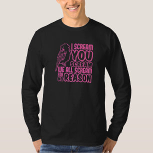 Baby Yellow Cockatiel  I Scream You Scream  Cockat T-Shirt
