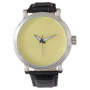 Baby Yellow Personalised Trend Colour Background Watch
