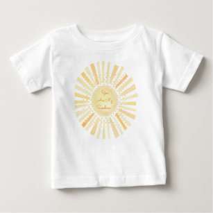 Baby You Are My Sunshine Sun Yellow Orange Baby T-Shirt