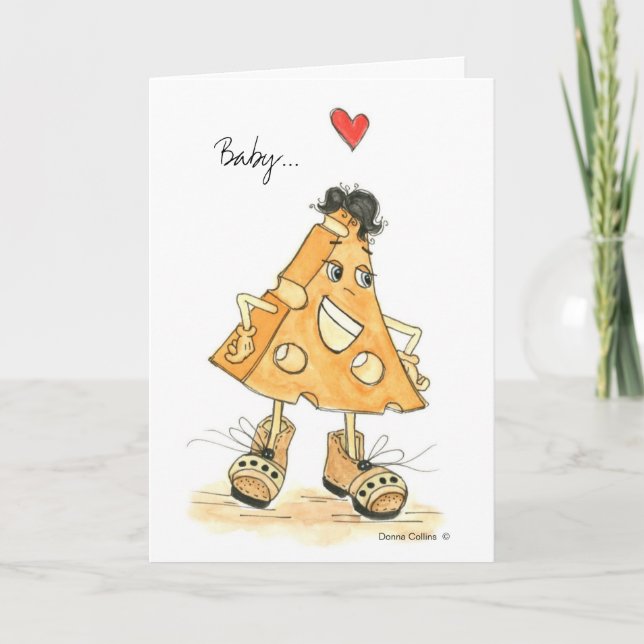 Baby,You make me Happy Card (Front)
