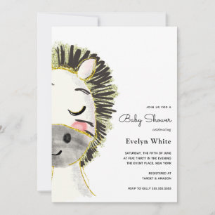 Baby Zebra Baby Shower invitation