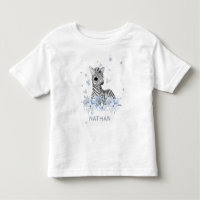*~* Baby Zebra Floral Jungle Boy Toddler Kid
