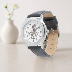 Baby Zebra Striped Wild Jungle Safari Cute Animals Watch