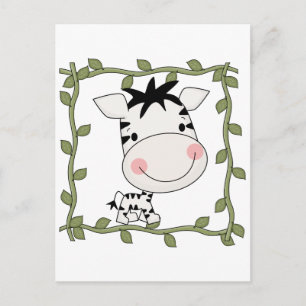 Baby Zebra T-shirts and Gifts Postcard