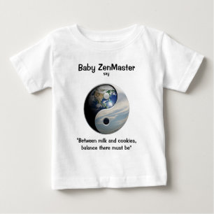 Baby ZenMaster say... (Personalise It!) Baby T-Shirt