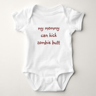 BABY ZOMBIE BUTT KICKER ONE-SIE BODYSUIT
