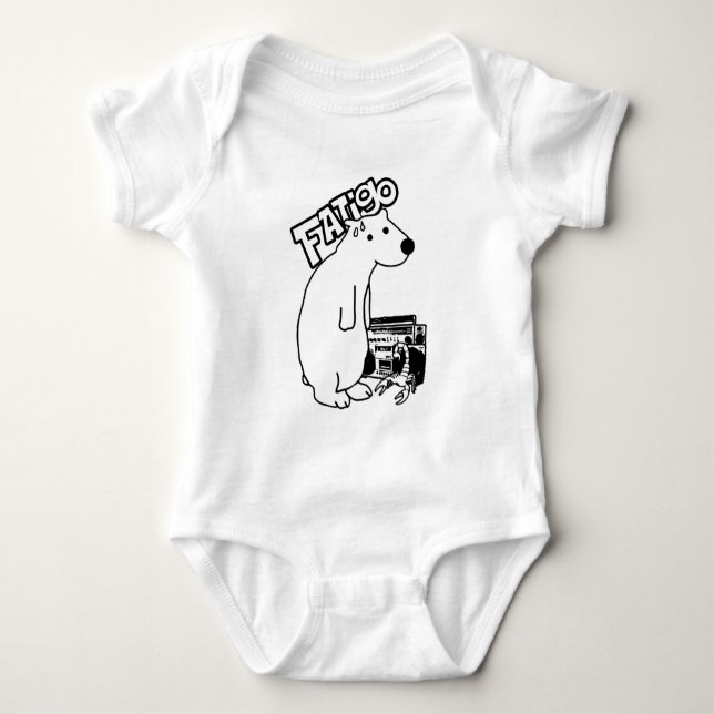 babybear baby bodysuit (Front)