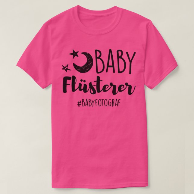 Babyfotograf black T-Shirt (Design Front)