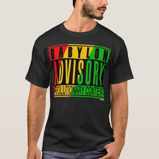 Babylon Advisory: Revolutionary Content T-Shirt (Front)