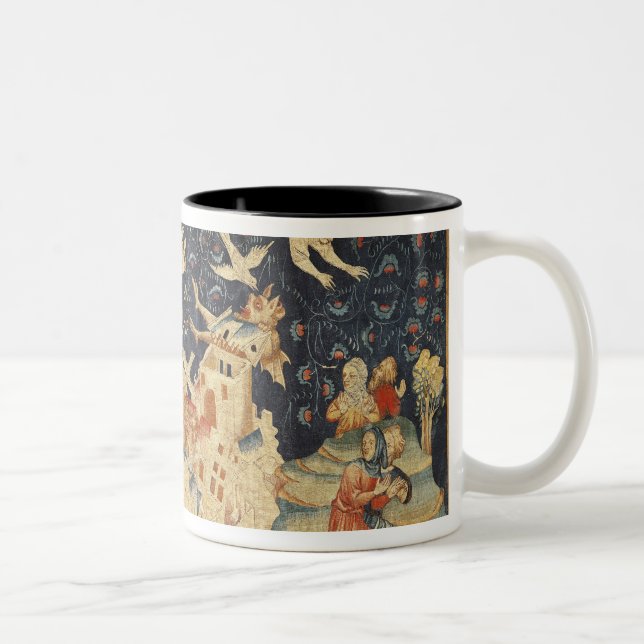 Babylon Invaded by Demons Two-Tone Coffee Mug (Right)