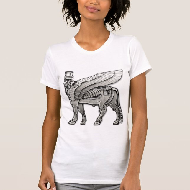 Babylonian Winged Bull Lamassu T-Shirt (Front)