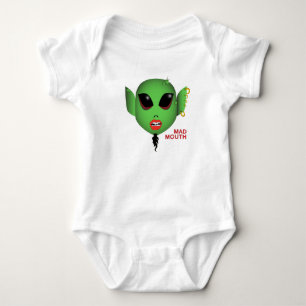 BABYMADMOUTHALIEN BABY BODYSUIT