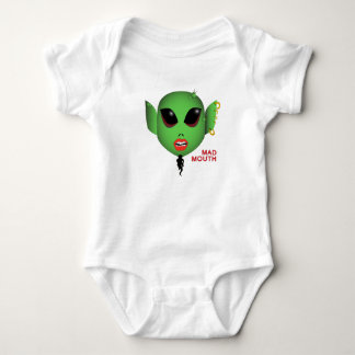 BABYMADMOUTHALIEN BABY BODYSUIT