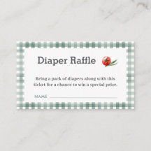 Babyque BBQ Baby Shower Diaper Raffle