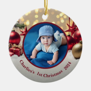 Baby's 1st Christmas: A Cherished Keepsake Ceramic Tree Decoration