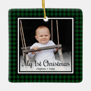 Baby's 1st Christmas Ceramic Ornament