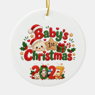 Baby's 1st Christmas Ceramic Tree Decoration