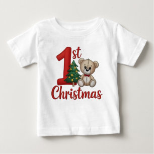 Baby's 1st Christmas Embroidery Kit – Celebrate Th Baby T-Shirt