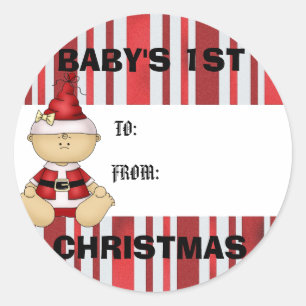 Baby's 1st Christmas gift tag