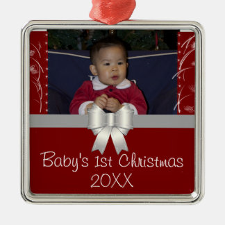Baby's 1st Christmas Metal Tree Decoration