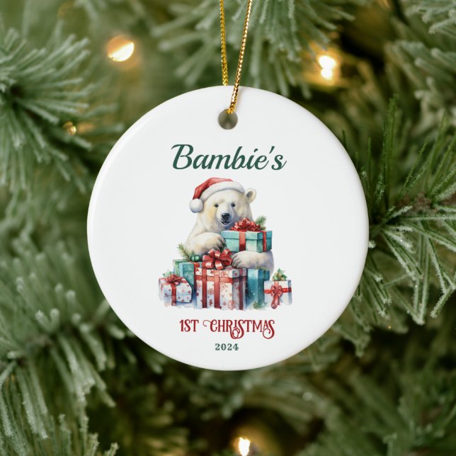 Baby's 1st Christmas Ornament (Tree)