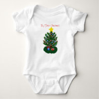 Baby's 1st Christmas Yellow Star Christmas Tree