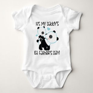 Baby's 1st Father's Day tee (panda)