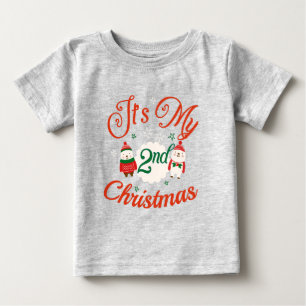 Baby's 2nd Christmas  Baby T-Shirt