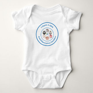 Baby's Best 'I have a rare...' with symptoms image Baby Bodysuit
