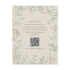Baby's Breath Beige Wedding Details QR Code