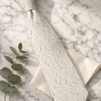 Baby's Breath & Eucalyptus Floral Tie