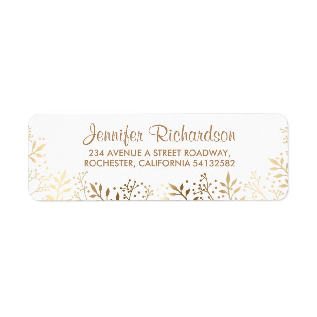 baby's breath gold and white wedding (Front)