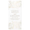 Baby's Breath Gold and White Wedding Programs
