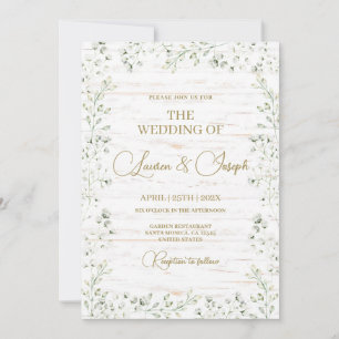 Baby's Breath Gypsophila​ Wedding invitation